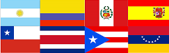 Flags Latin America